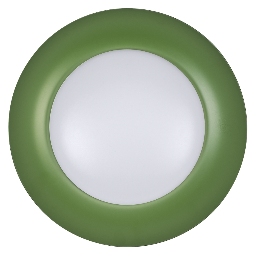 Osram - LED Stmievateľné stropné svietidlo ORBIS PLATE LED/19W/230V priemer 31 cm zelená/čierna