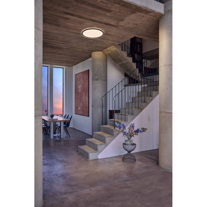 Osram - stlmiteľné LED stropné svietidlo ORBIS ULTRA SLIM LED/15W/230V 3000K pr. 23,5 cm čierne