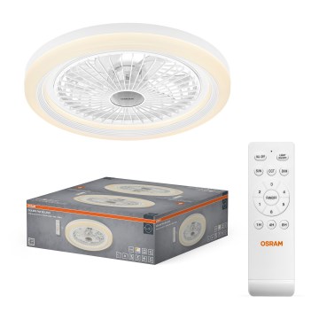 Osram - LED stmievateľné stropné svietidlo s ventilátorom SOLANO LED/26W/230V 3000/4000/6500K + diaľkové ovládanie
