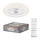 Osram - LED stmievateľné stropné svietidlo s ventilátorom SOLANO LED/26W/230V 3000/4000/6500K + diaľkové ovládanie