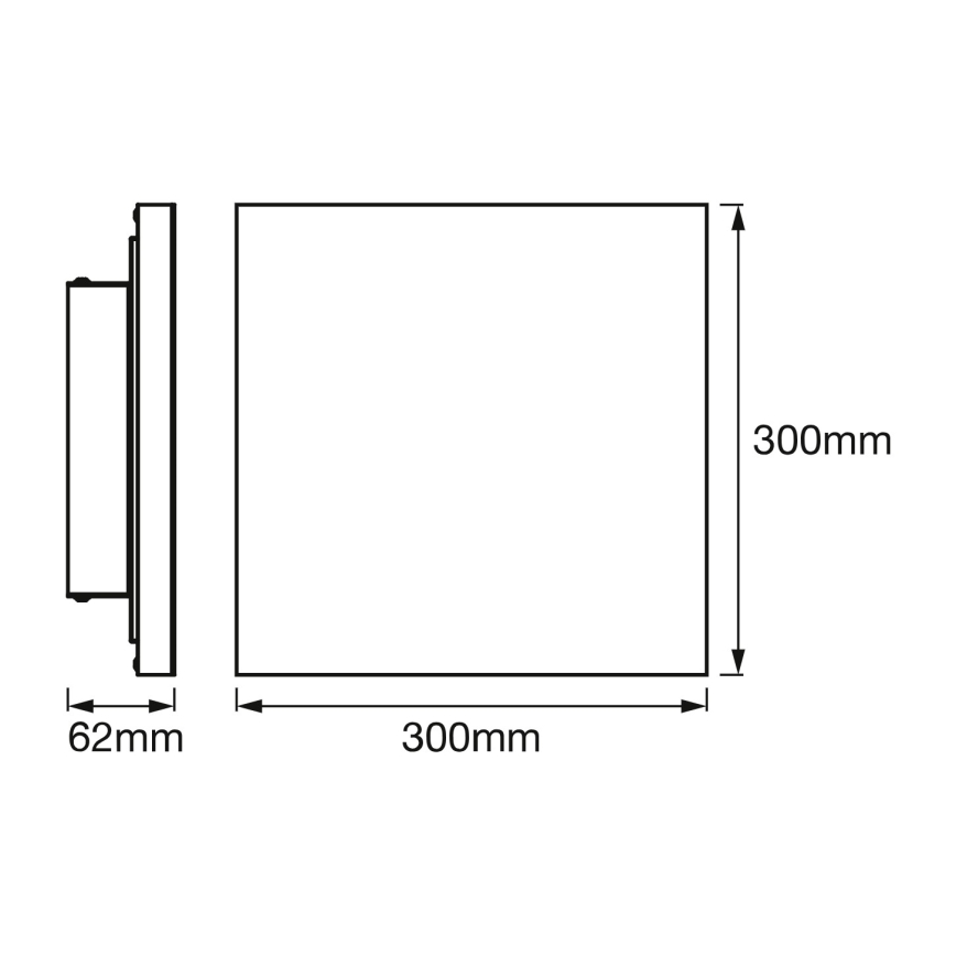 Osram - LED Stmievateľné stropné svietidlo SMART+ FRAMELESS LED/20W/230V 3000-6500K 30x30 cm Wi-Fi