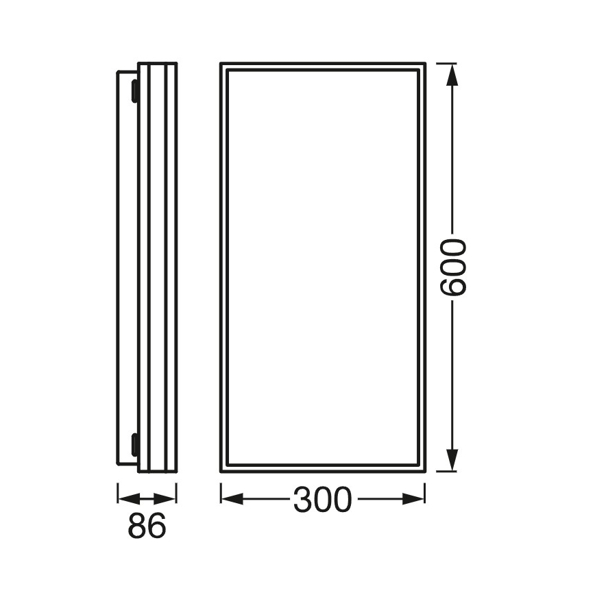 Osram - LED stmievateľné stropné svietidlo SMART+ MAGNET LED/42W/230V 30x60 cm 3000-6500K Wi-Fi