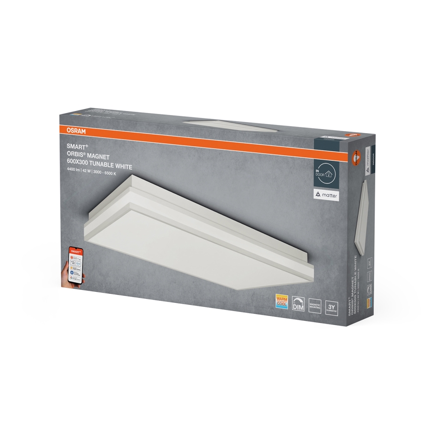 Osram - LED stmievateľné stropné svietidlo SMART+ MAGNET LED/42W/230V 30x60 cm 3000-6500K Wi-Fi