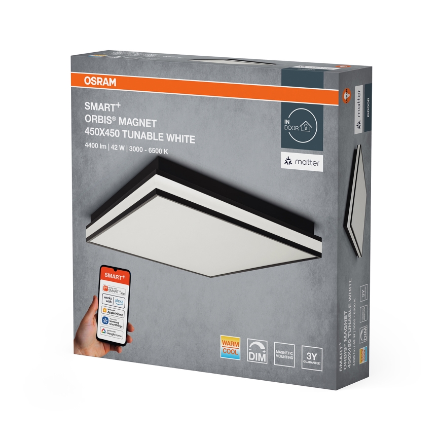 Osram - LED stmievateľné stropné svietidlo SMART+ MAGNET LED/42W/230V 45x45 cm 3000-6500K Wi-Fi