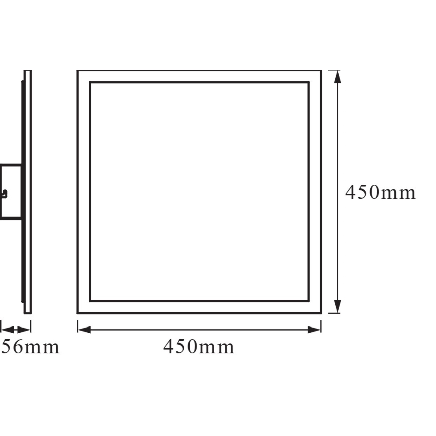 Osram - LED stmievateľné stropné svietidlo SMART+ PLANON LED/28W/230V 45x45 cm 3000-6500K Wi-Fi