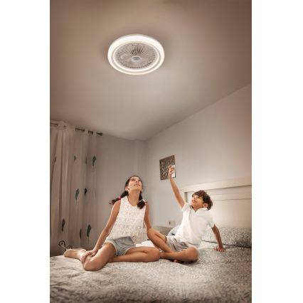 Osram - LED stmievateľné stropné svietidlo s ventilátorom SOLANO LED/26W/230V 3000/4000/6500K + diaľkové ovládanie