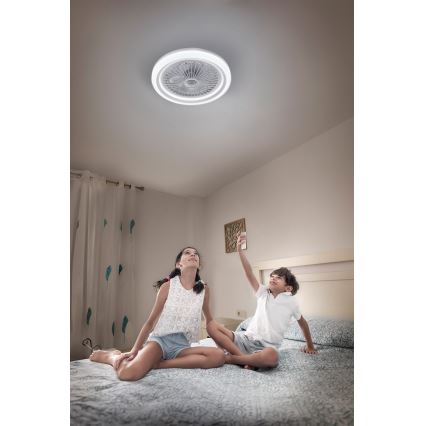 Osram - LED stmievateľné stropné svietidlo s ventilátorom SOLANO LED/26W/230V 3000/4000/6500K + diaľkové ovládanie