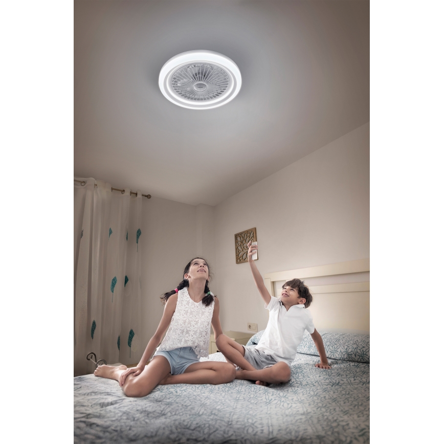 Osram - LED stmievateľné stropné svietidlo s ventilátorom SOLANO LED/26W/230V 3000/4000/6500K + diaľkové ovládanie