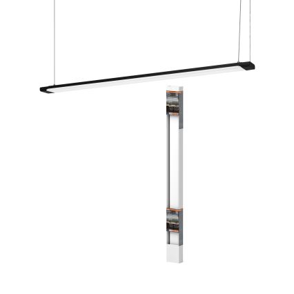 Osram - LED stmievateľný závesný luster na lankách OFFICE LINE LED/40W/230V 4000K 120 cm čierna