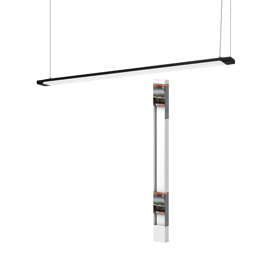 Osram - LED stmievateľný závesný luster na lankách OFFICE LINE LED/40W/230V 4000K 120 cm čierna