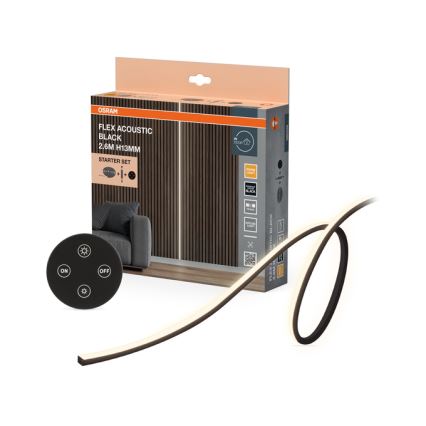 Osram - LED Stmievateľný pásik FLEX ACOUSTIC 2,6m LED/29W/230V + diaľkové ovládanie