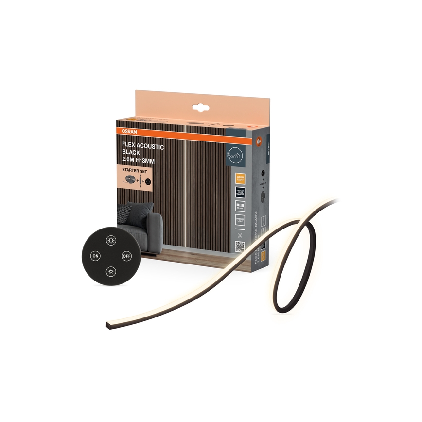Osram - LED Stmievateľný pásik FLEX ACOUSTIC 2,6m LED/29W/230V + diaľkové ovládanie