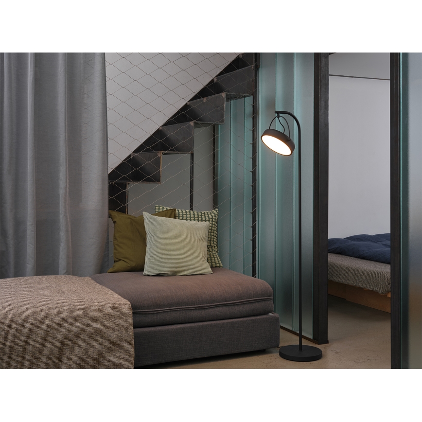 Osram - LED stojacia lampa DECOR PUCK LED/12W/230V CRI 90 čierna