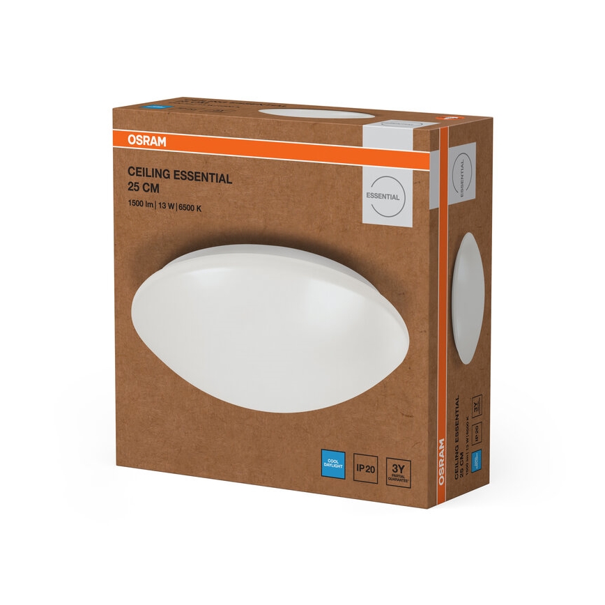 Osram - LED Stropné svietidlo ESSENTIAL LED/13W/230V 6500K pr. 25 cm
