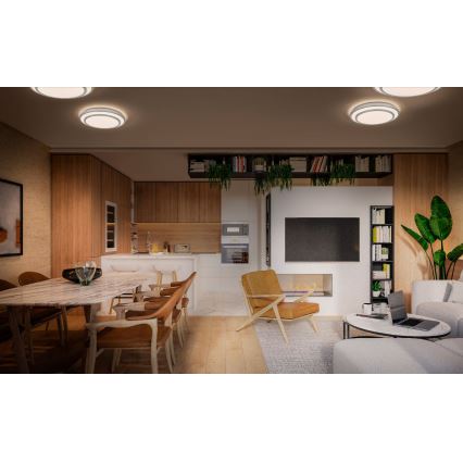 Osram - LED stropné svietidlo ORBIS BERLIN LED/16W/230V pr. 29,3 cm strieborné