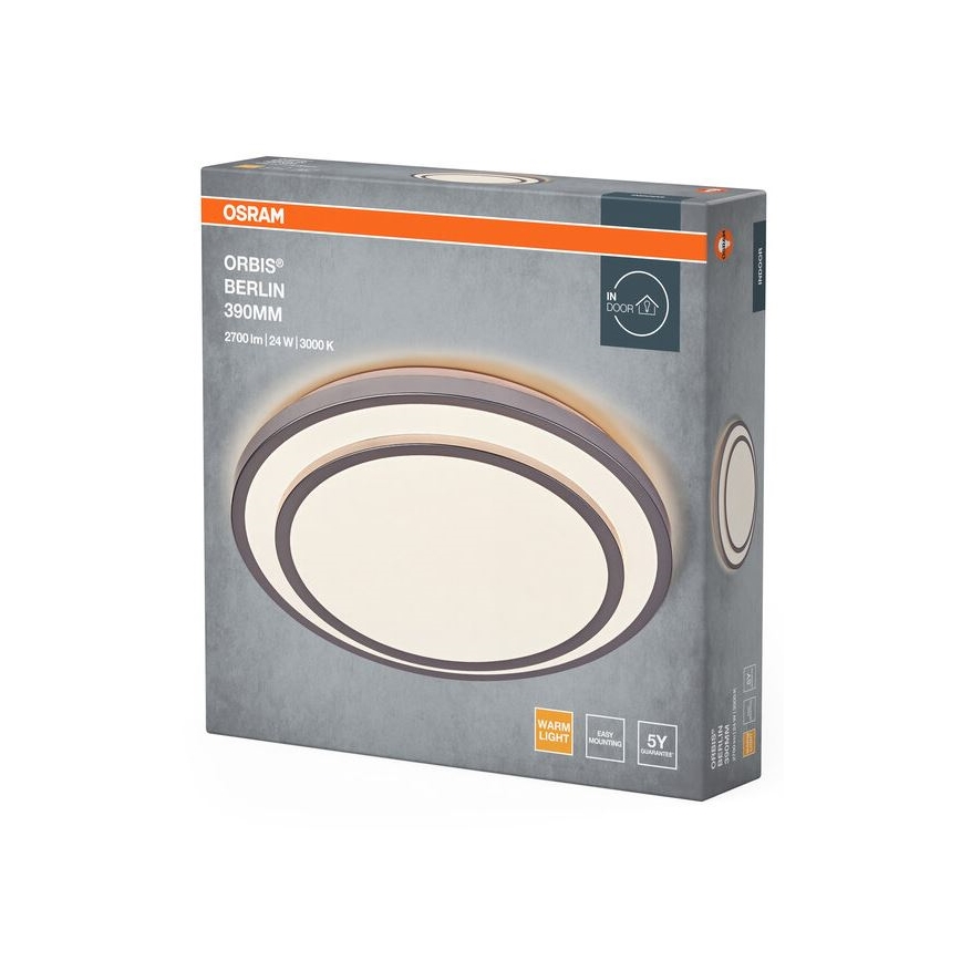 Osram - LED stropné svietidlo ORBIS BERLIN LED/24W/230V priemer 39 cm