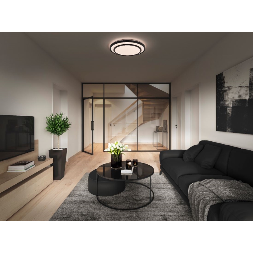 Osram - LED stropné svietidlo ORBIS BERLIN LED/36W/230V pr. 49,2 cm čierne