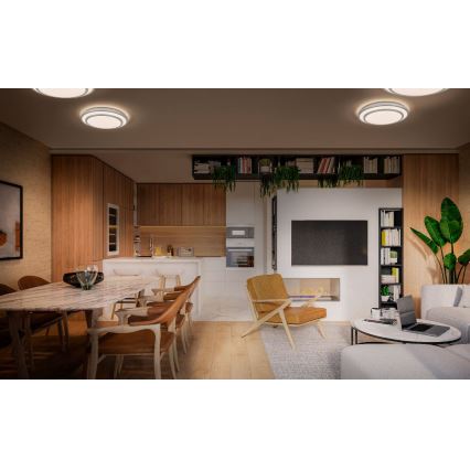 Osram - LED stropné svietidlo ORBIS BERLIN LED/36W/230V Ø 49,2 cm strieborné