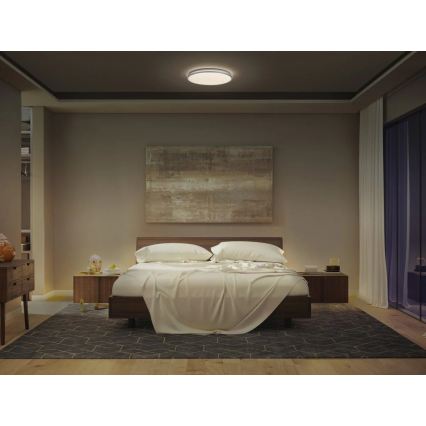 Osram - LED stropné svietidlo ORBIS DUBLIN LED/36W/230V pr. 49 cm strieborné