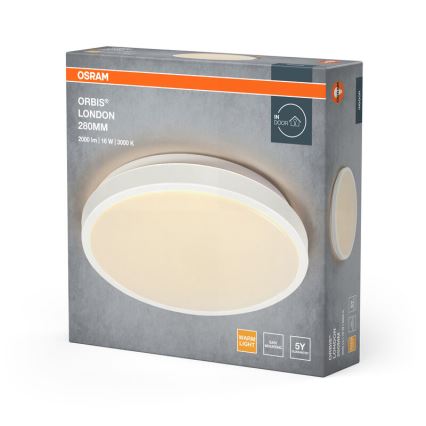 Osram - LED stropné svietidlo ORBIS LONDON LED/16W/230V pr. 28 cm biela