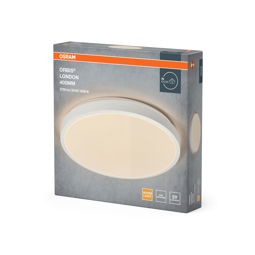 Osram - LED Stropné svietidlo ORBIS LONDON LED/24W/230V pr. 39,5 cm biela
