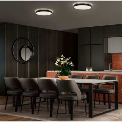 Osram - LED stropné svietidlo ORBIS LONDON LED/36W/230V priemer 48 cm, čierne