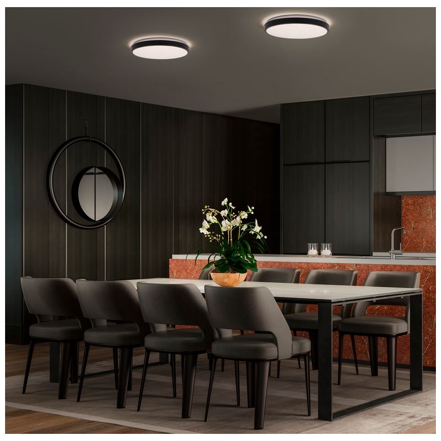 Osram - LED stropné svietidlo ORBIS LONDON LED/36W/230V priemer 48 cm, čierne