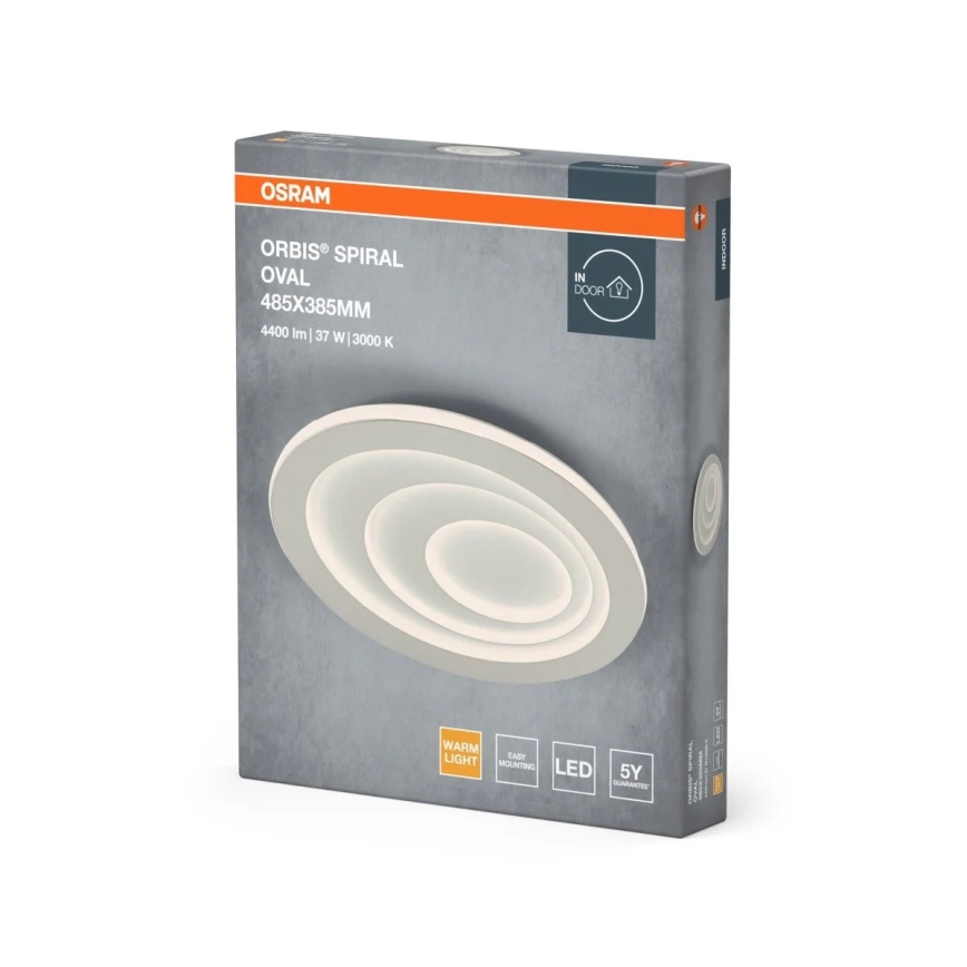 Osram - LED stropné svietidlo ORBIS SPIRAL LED/37W/230V biela