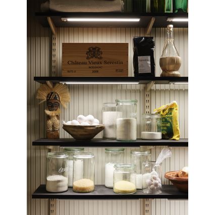 Osram - LED svietidlo pod kuchynskú linku s pohybovým a súmrakovým senzorom LINEAR LED/3,2W/3,7V 500 mAh 3000/4000/6500K 40 cm sivé