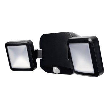 Osram - LED vonkajší nástenný reflektor so senzorom BATTERY 2xLED/5W/4xD IP54