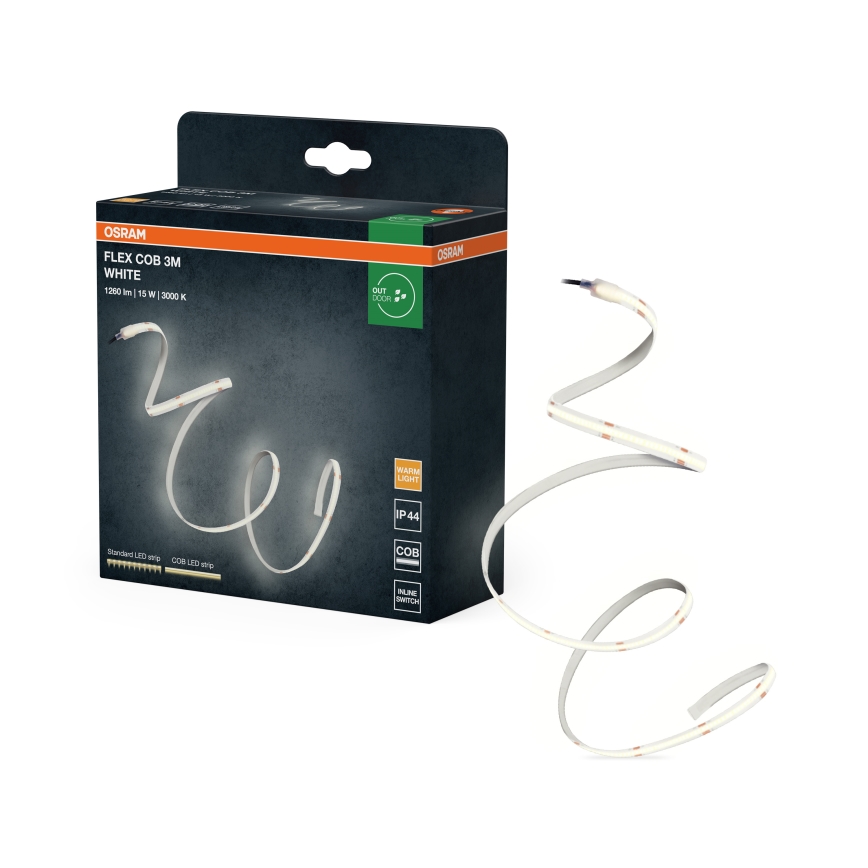 Osram - LED Vonkajší pás FLEX COB 3m LED/15W/230V IP44