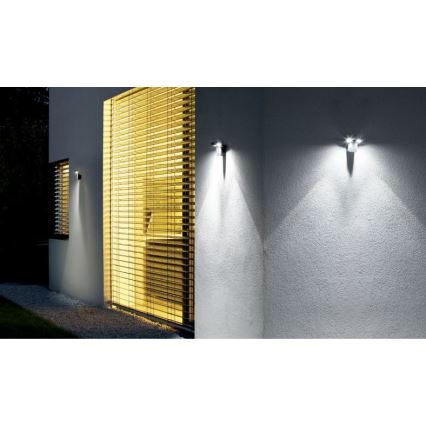 Osram - LED Vonkajšie nástenné svietidlo so senzorom NOXLITE LED/7,5W/230V IP55