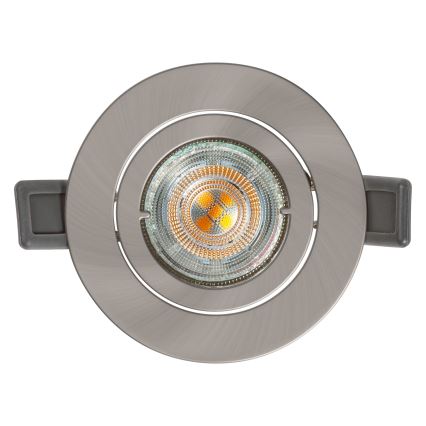 Osram - LED zapustené bodové svietidlo SPOT 1xGU10/4,3W/230V 2700K CRI 90 matný chróm
