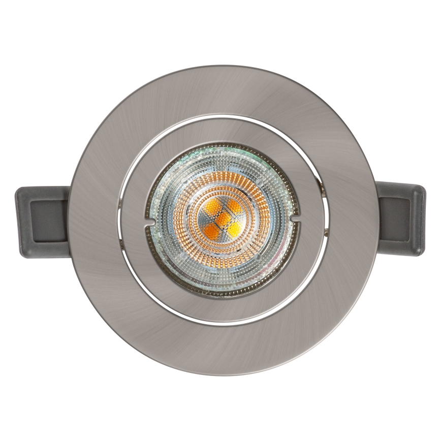 Osram - LED zapustené bodové svietidlo SPOT 1xGU10/4,3W/230V 2700K CRI 90 matný chróm