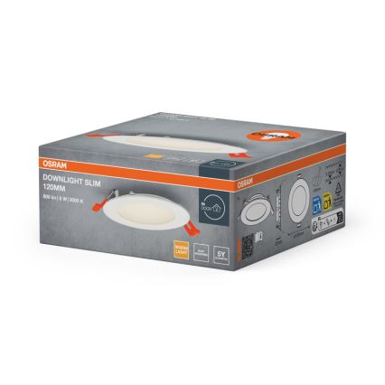 Osram - LED zapustené stropné svietidlo SLIM LED/8W/230V 3000K