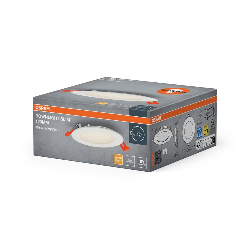 Osram - LED zapustené stropné svietidlo SLIM LED/8W/230V 3000K