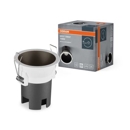 Osram - LED zapustené stropné svietidlo SPOT TWIST LED/5W/230V 4000K pr. 7 cm biela/čierna