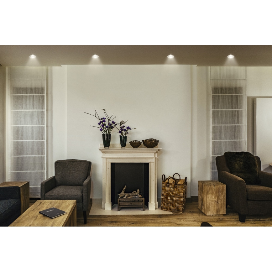 Osram - LED zapustené svietidlo SPOT TWIST LED/5W/230V 3000K pr. 7 cm biela/strieborná