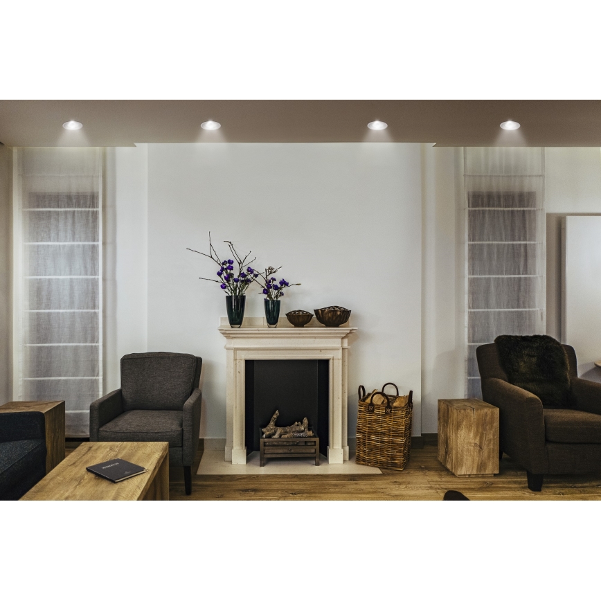 Osram - LED zapustené svietidlo SPOT TWIST LED/10W/230V 4000K pr. 9,3 cm biela/strieborná