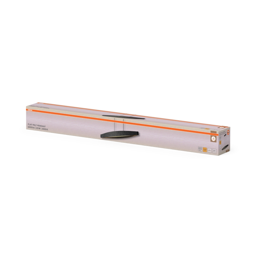 Osram - LED závesný luster na lanku DECOR FLAT LED/23W/230V, sivý