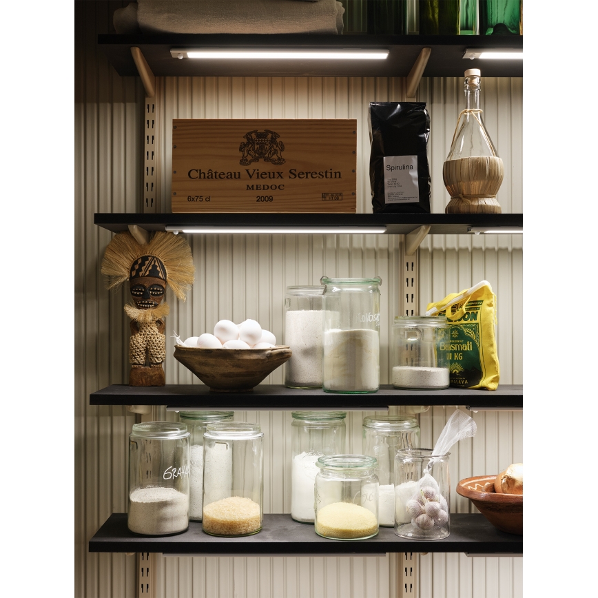 Osram - LED podlinkové svietidlo s pohybovým a súmrakovým senzorom LINEAR LED/4W/3,7V 1500 mAh 3000/4000/6500K 60 cm sivá