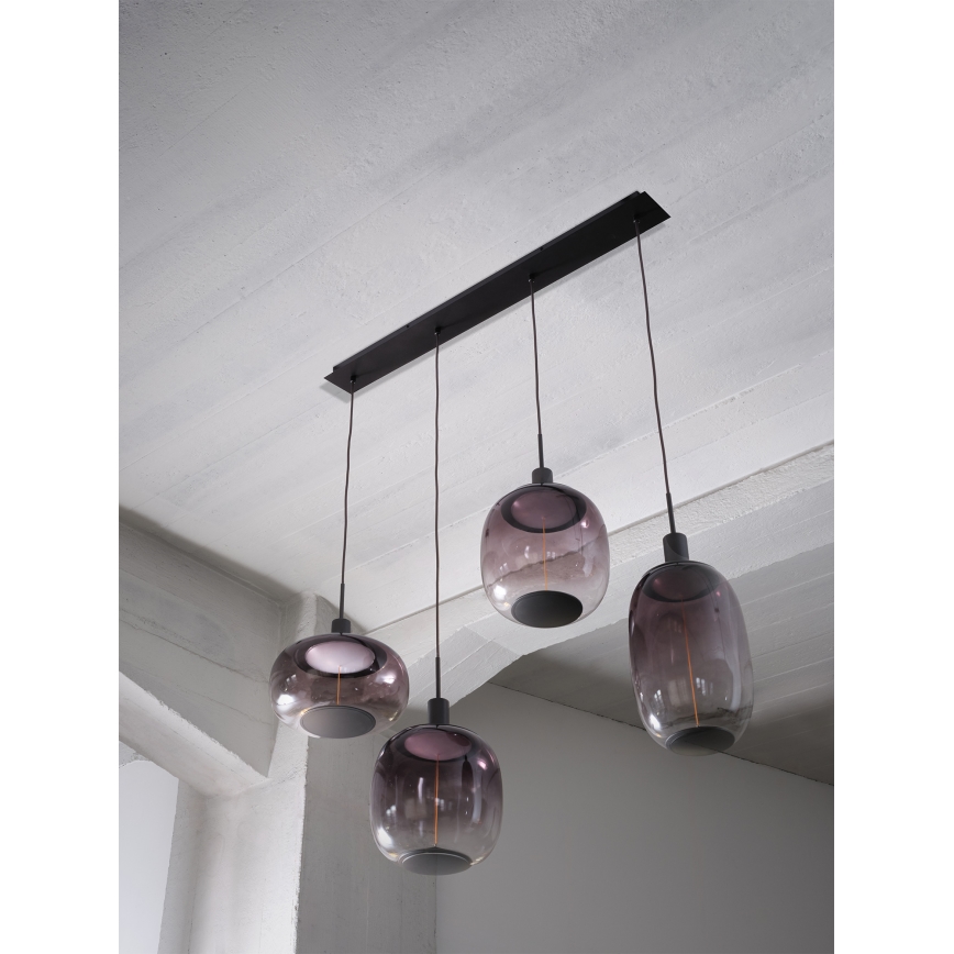 Osram - Napájací kábel NEEDLE PENDANT 4xE27/25W/230V antracit