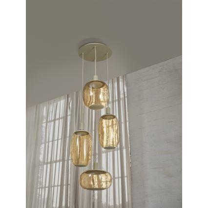 Osram - Napájací kábel NEEDLE PENDANT 4xE27/25W/230V béžový