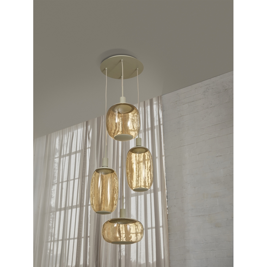 Osram - Napájací kábel NEEDLE PENDANT 4xE27/25W/230V béžový