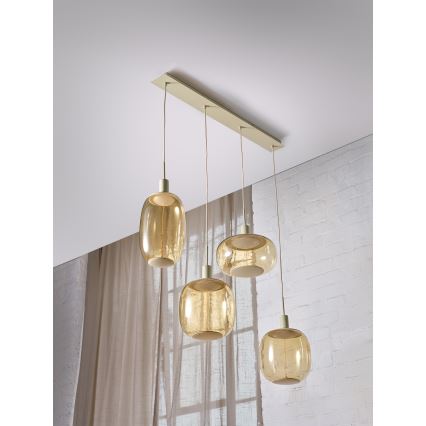 Osram - Napájací kábel NEEDLE PENDANT 4xE27/25W/230V béžový