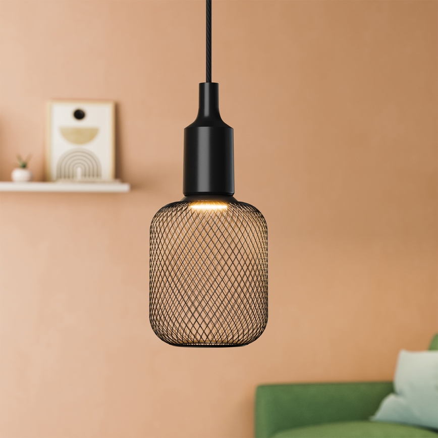 Osram - Napájací kábel PENDULUM BELL 1xE27/15W/230V čierna