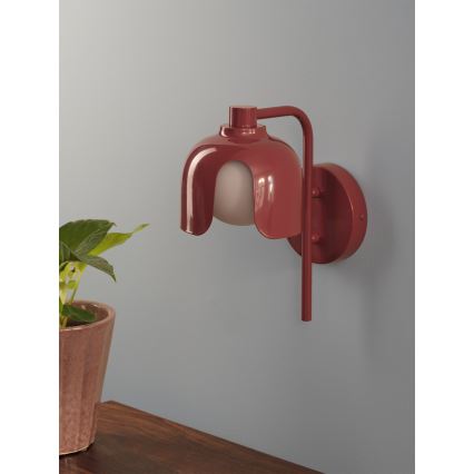 Osram - Nástenné svietidlo DECOR COROLLE 1xG9/20W/230V červené