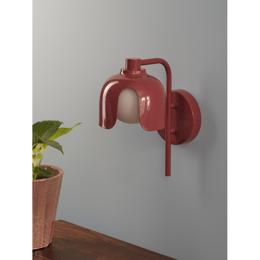 Osram - Nástenné svietidlo DECOR COROLLE 1xG9/20W/230V červené