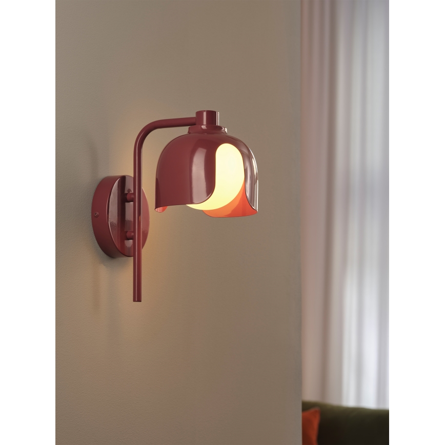 Osram - Nástenné svietidlo DECOR COROLLE 1xG9/20W/230V červené
