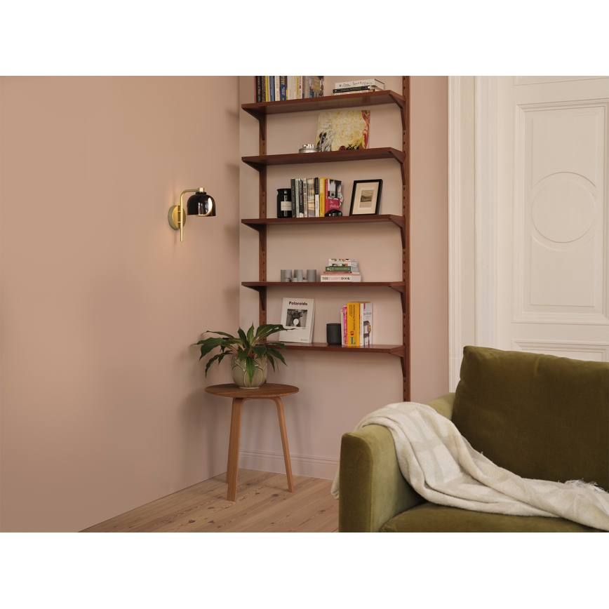 Osram - Nástenné svietidlo DECOR COROLLE 1xG9/20W/230V čierna/zlatá